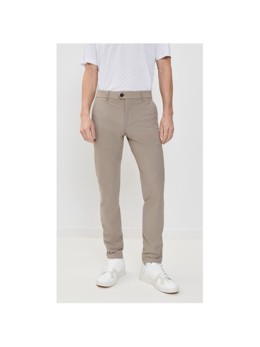 Greyson Montauk Golf Trousers Mens 38x32 Beige Sports Performance Pants